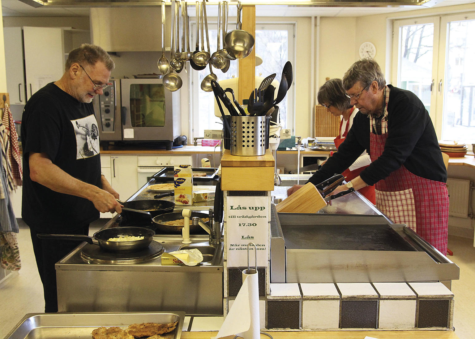 Fra felleskjøkkenet. Foto: Färdknäppen