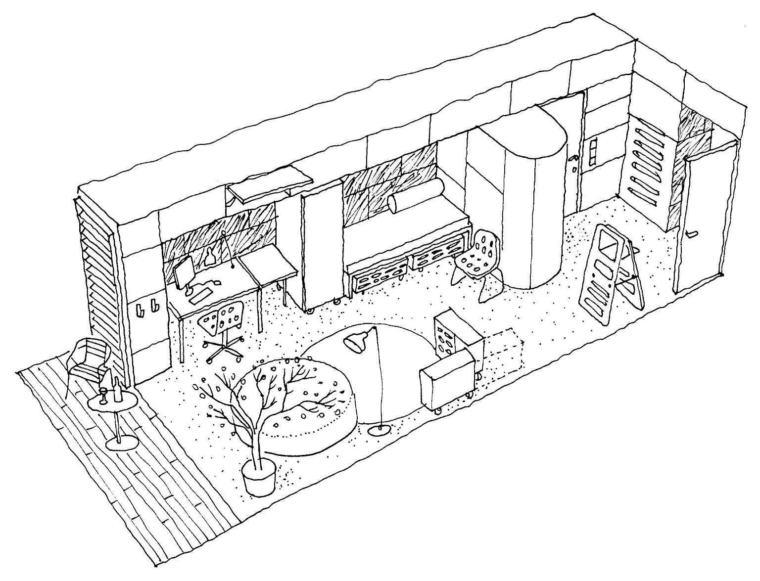 En typisk studenthybel.