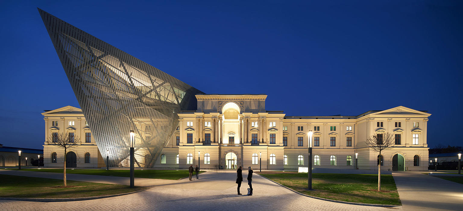 Militærhistorisk museum, Dresden, 2011. Arkitekt: Architekt Daniel Libeskind AG (ADL) med Studio Daniel Libeskind (SDL). Foto: Hufton+Crow Photography / SDL