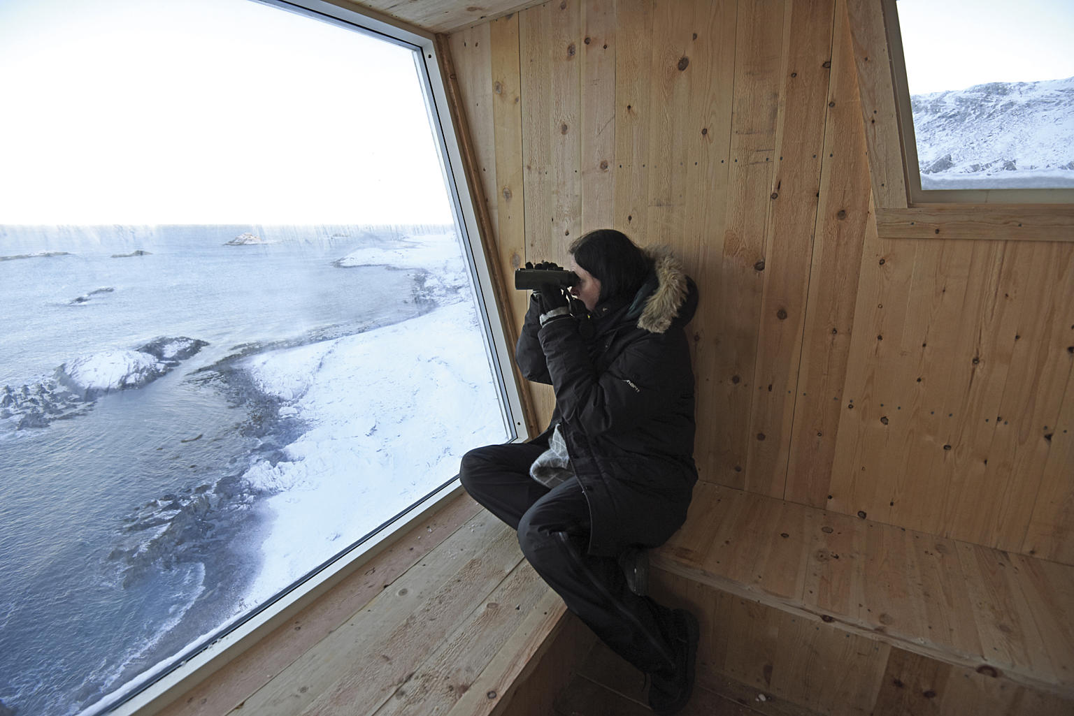 Fugleskjul, Kongsfjord. Biotope 2014. Foto: Biotope