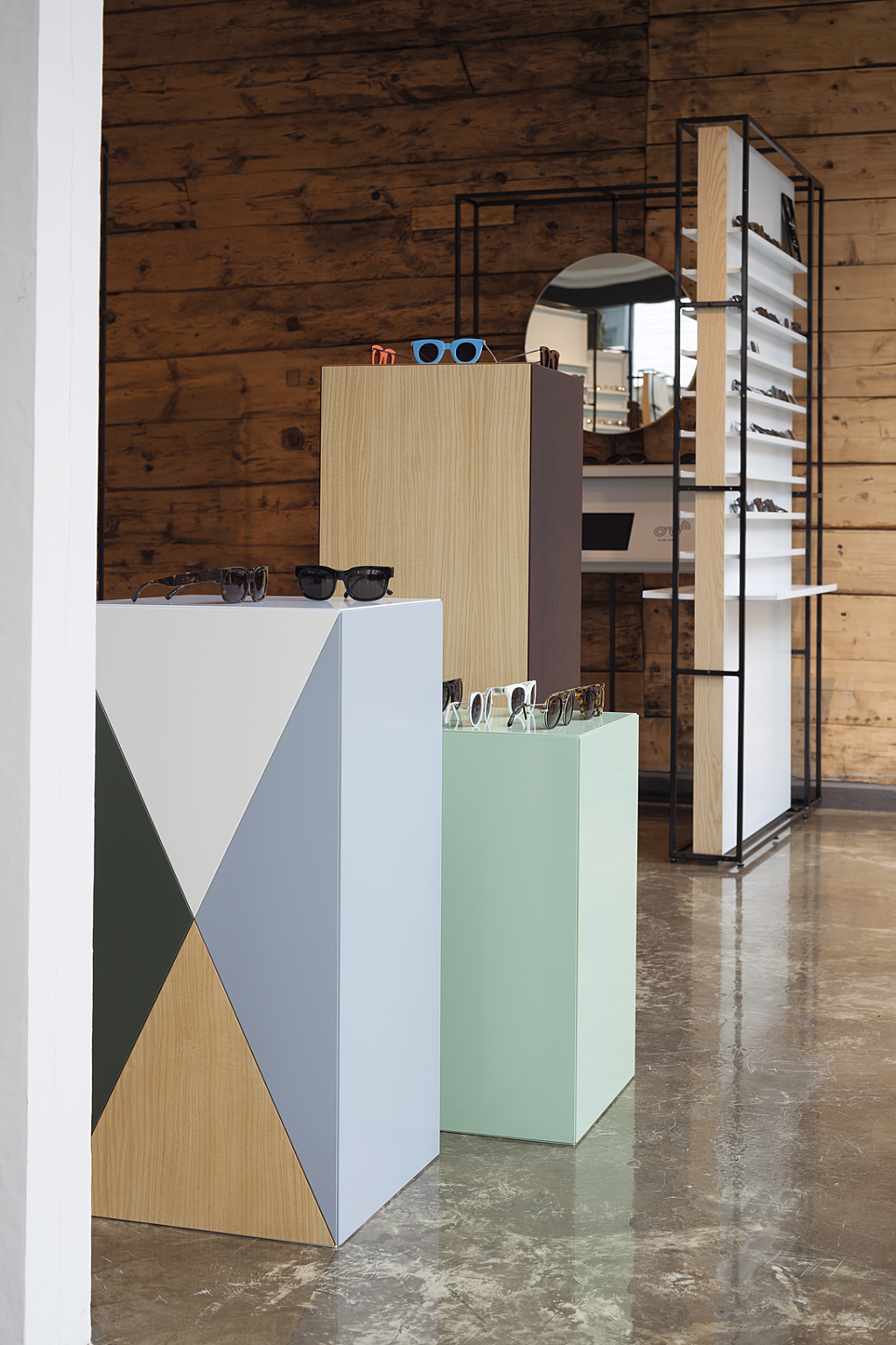 De nye utstillingselementene kan brukes både i butikken og f.eks. på messer. 