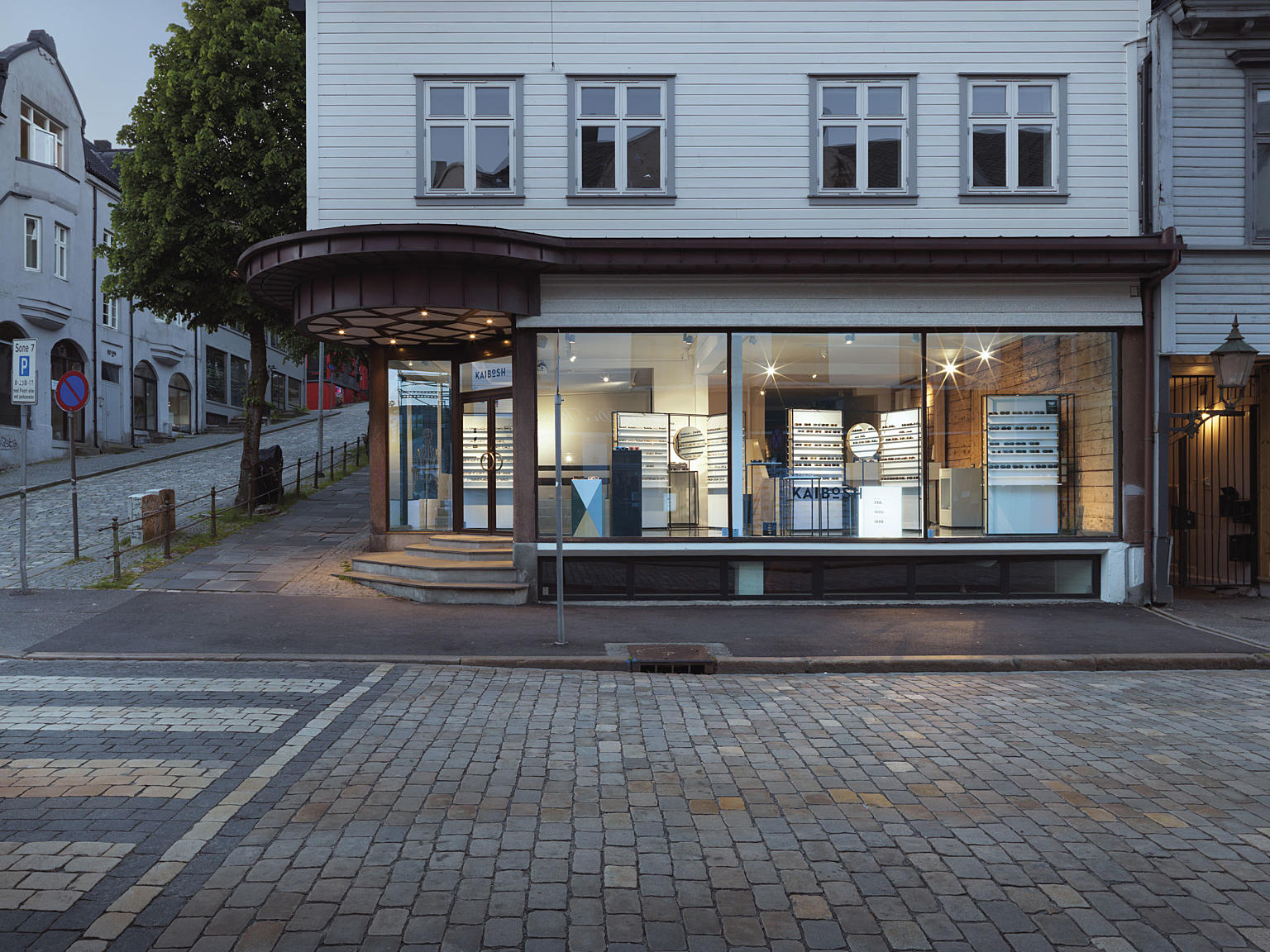 Butikken i Bergen.