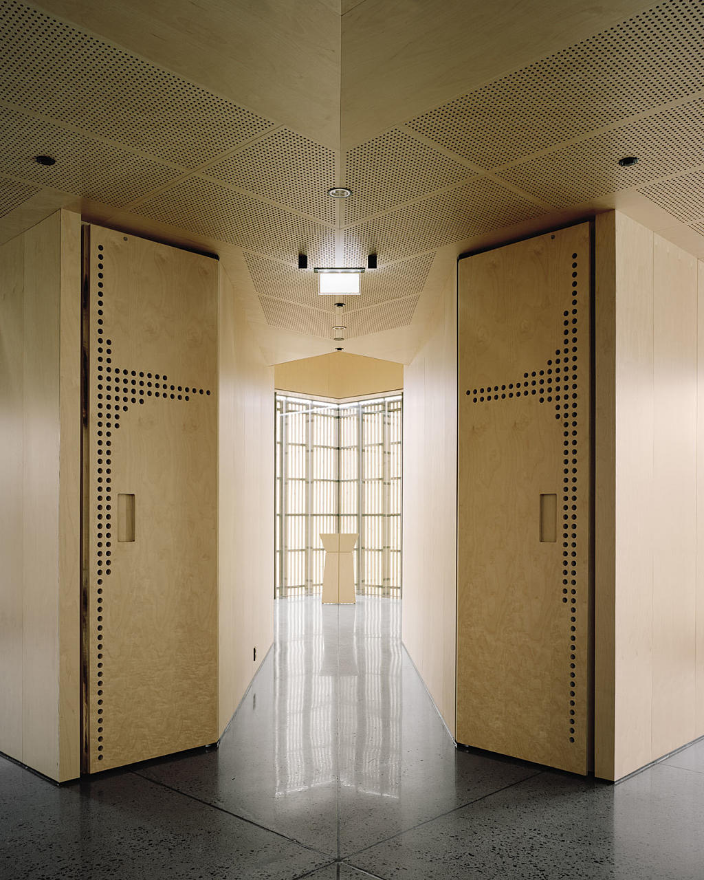 Fra dåpssakristiet.