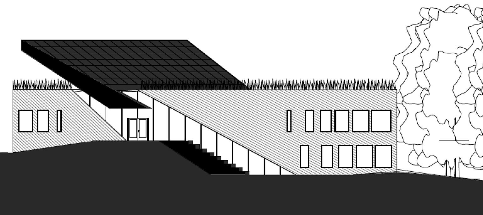 Powerhouse Montessori, ungdomsskole i Drøbak. Snøhetta Foto: Snøhetta