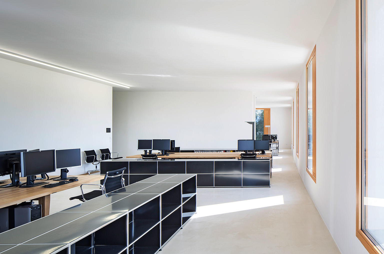 Kontorbygg i Lustenau, Østerrike. Baumslager Eberle. Foto: Eduard Heber/Archphoto Inc.
