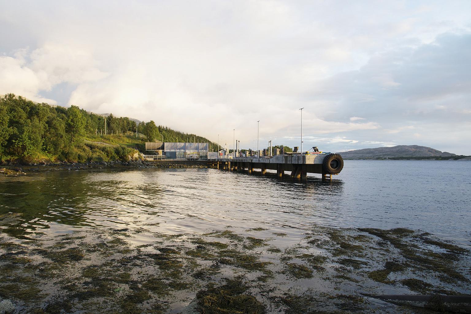 Fergeleiet sett fra handelsstedet.