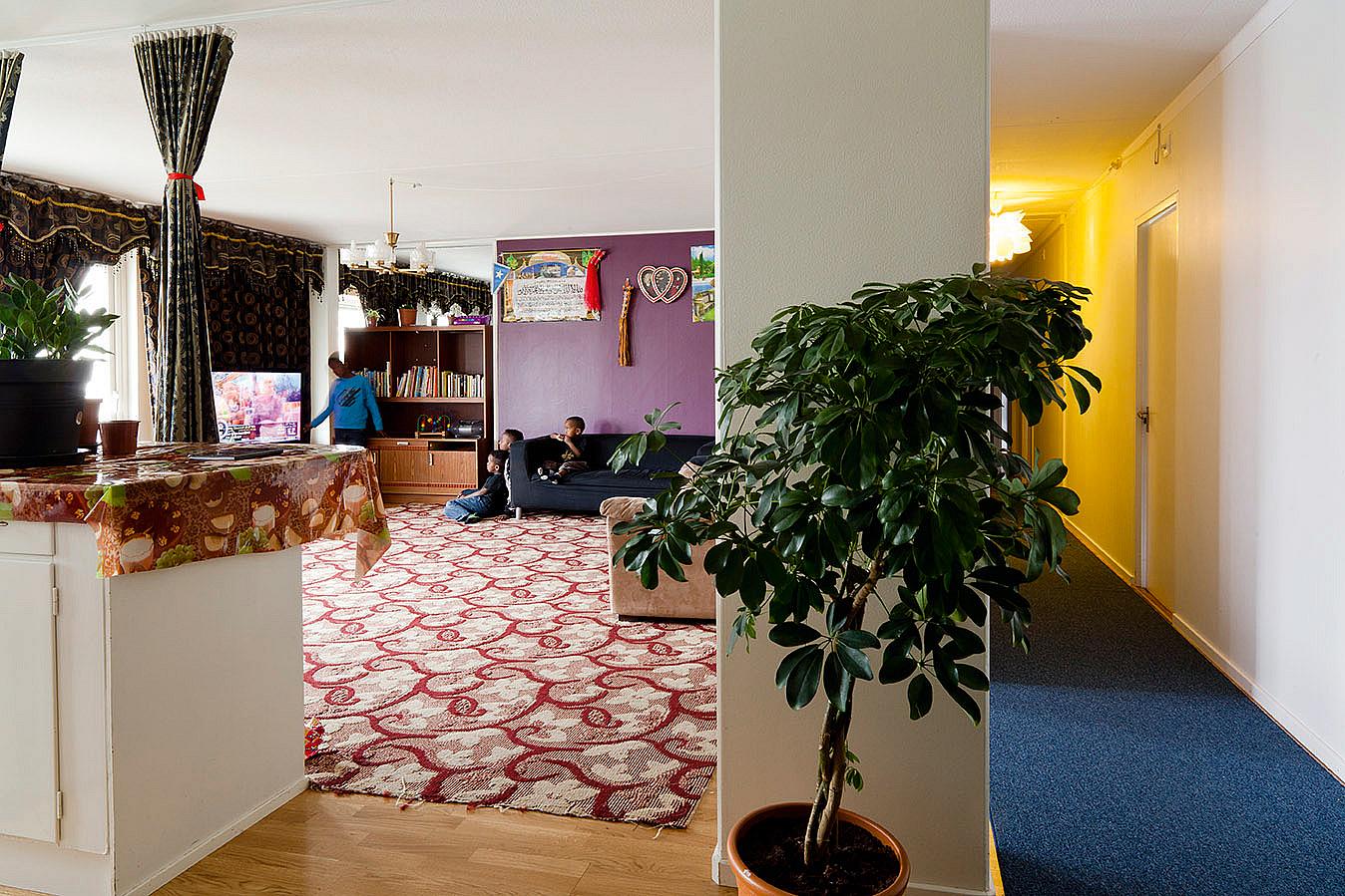 Transnasjonalt boligprosjekt i Tensta i Stockholm, et av utgangspunktene for OATs In Residence-prosjekter. Foto: OAT/Matti Ostling