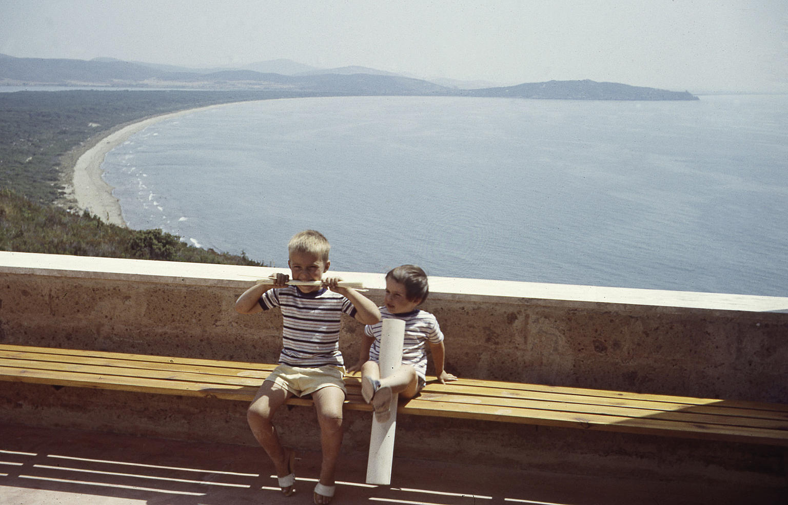 Erik og Elizabeth på terrassen. Foto: SJ