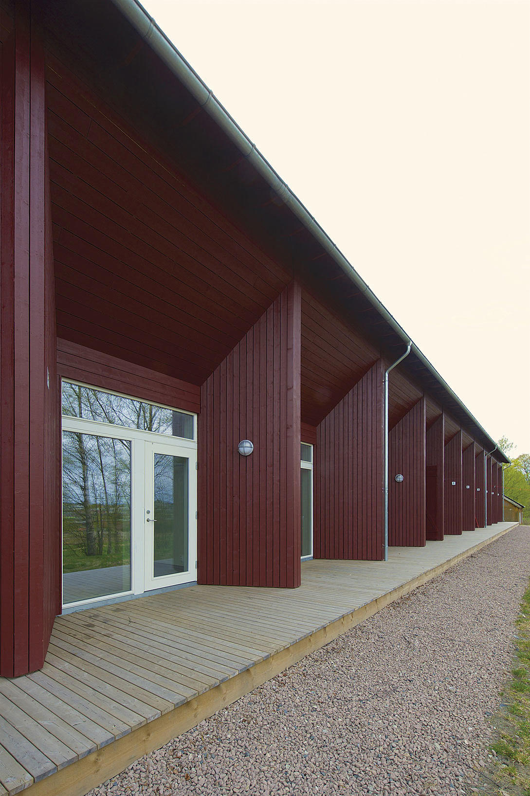 Leilighetene i Låven har hver sin utsikt over jordene.