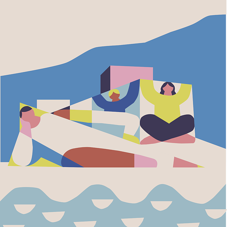 Anna Kövecses (1988) er en ungarsk illustratør og kunstner som bor og arbeider på Kypros. Hennes digitale collager har enkle, organiske former, sterke farger og en naiv atmosfære. Foto: Anna Kövecses