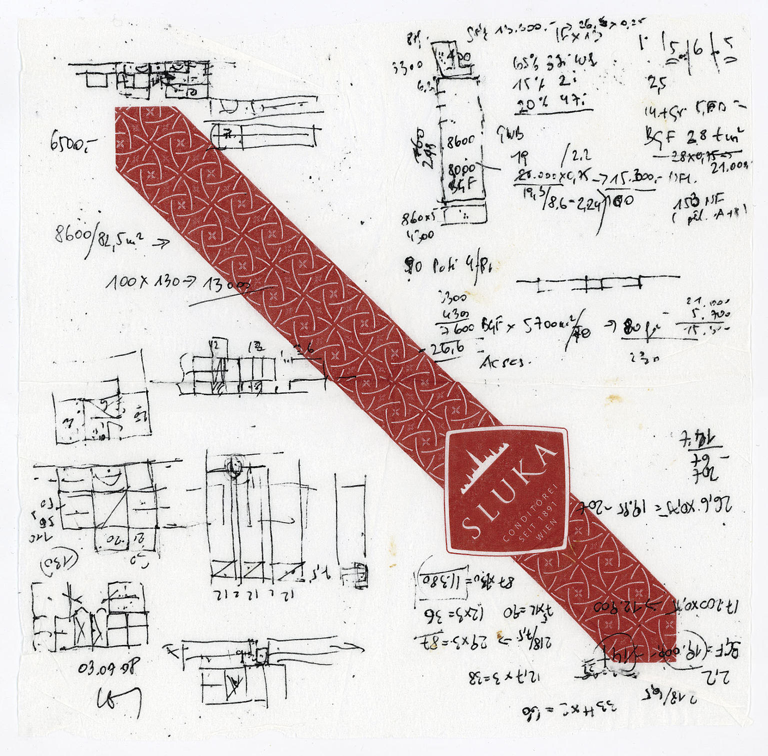 Walter says! Atriumboliger var en vitenskap i seg selv da denne typen var vanskelig å få realisert innenfor subsidieringsvirkeligheten grunnet misforhold mellom boenhetens bruksareal og ytterveggsarealet. Etter noen møter med en lokal arkitekt uten tilknytning til prosjektet, fikk jeg hjelpsomme innspill angående brutto-netto arealforholdet påskrevet og signert på en serviett på en bar. Koketteriet er Wiens store varemerke!