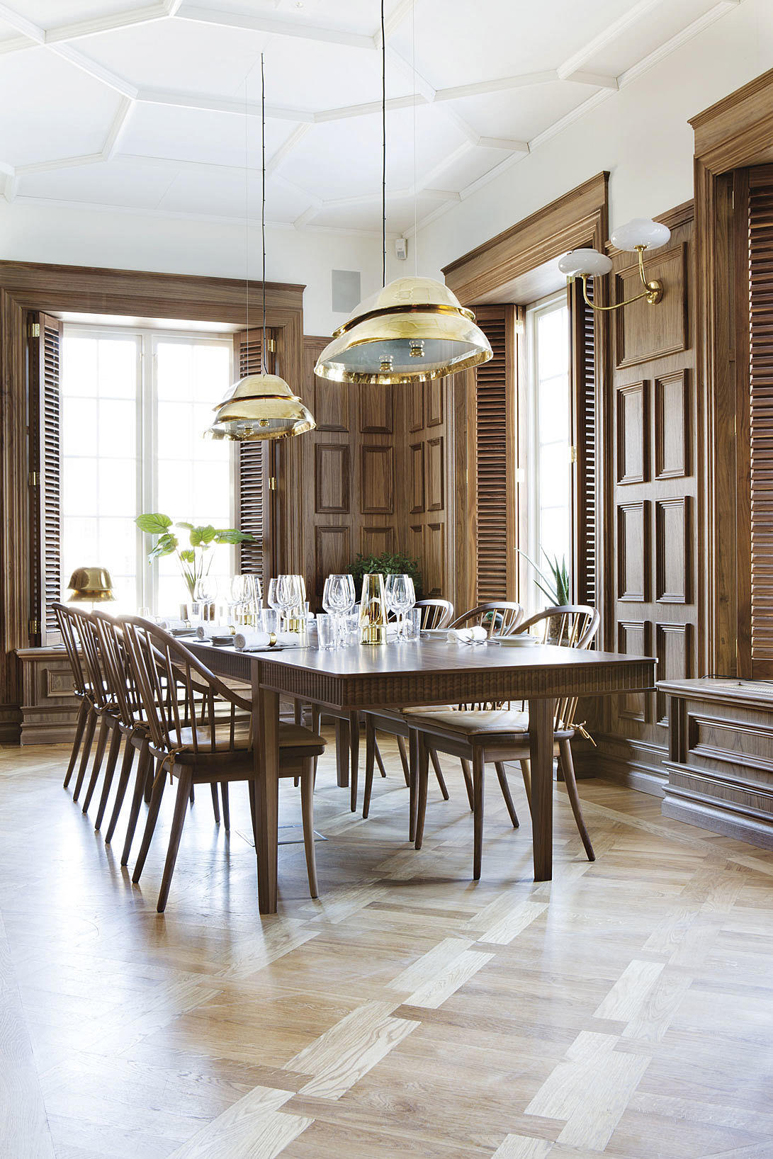 Chef’s Chambre er et av de to chambre separee i direkte tilknytning til restauranten.