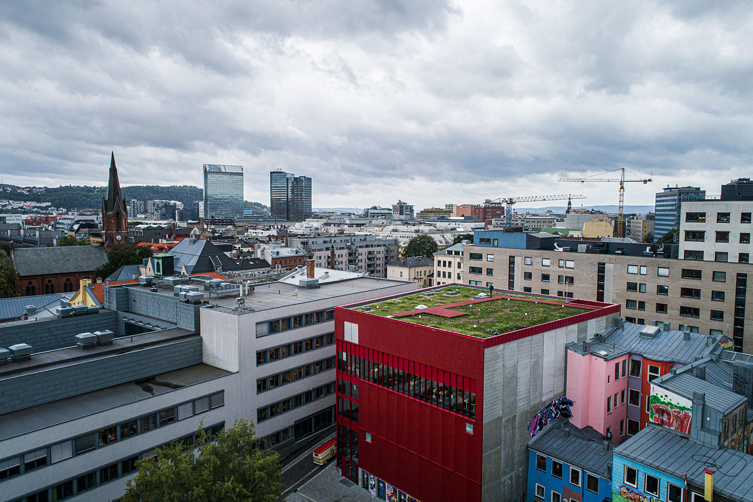 Vega scene vant Oslo bys arkitekturpris 2019. Kino- og teaterbygget er første del av det nye Hauskvartalet.
