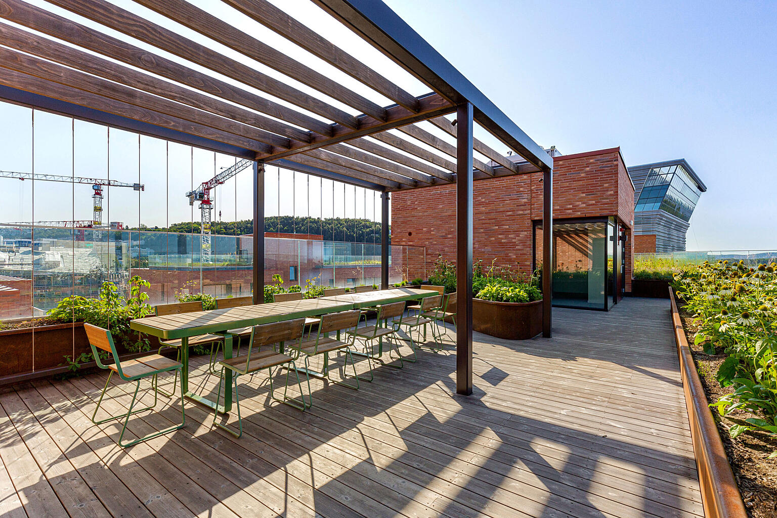 Takaltanene inneholder flere skjermede oppholdssoner.